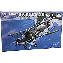 トランペッター 1/32 フェアリーソードフィッシュMk.2 プラモデル wyw801m Amazon.com: Trumpeter 1/32 Fairey Swordfish Mk II WWII