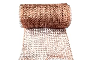 AIHMILCL Copper Mesh Screen Copper Wool Rodent Mesh Screen Copper Wire Mesh Copper Screen Mesh Copper Mesh for Distilling and Rodent Barrier Mesh Chicken Wire Hardware Cloth 5 Inch x 59 Inch