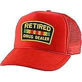 ALLNTRENDS Retired Dealer Embroidered Trucker Hat Adult Baseball Cap Adjustable Snapback