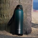 OLDLEY 1L Stainless Steel Water Bottle with Straw Leakproof Vacuum Flask view 6