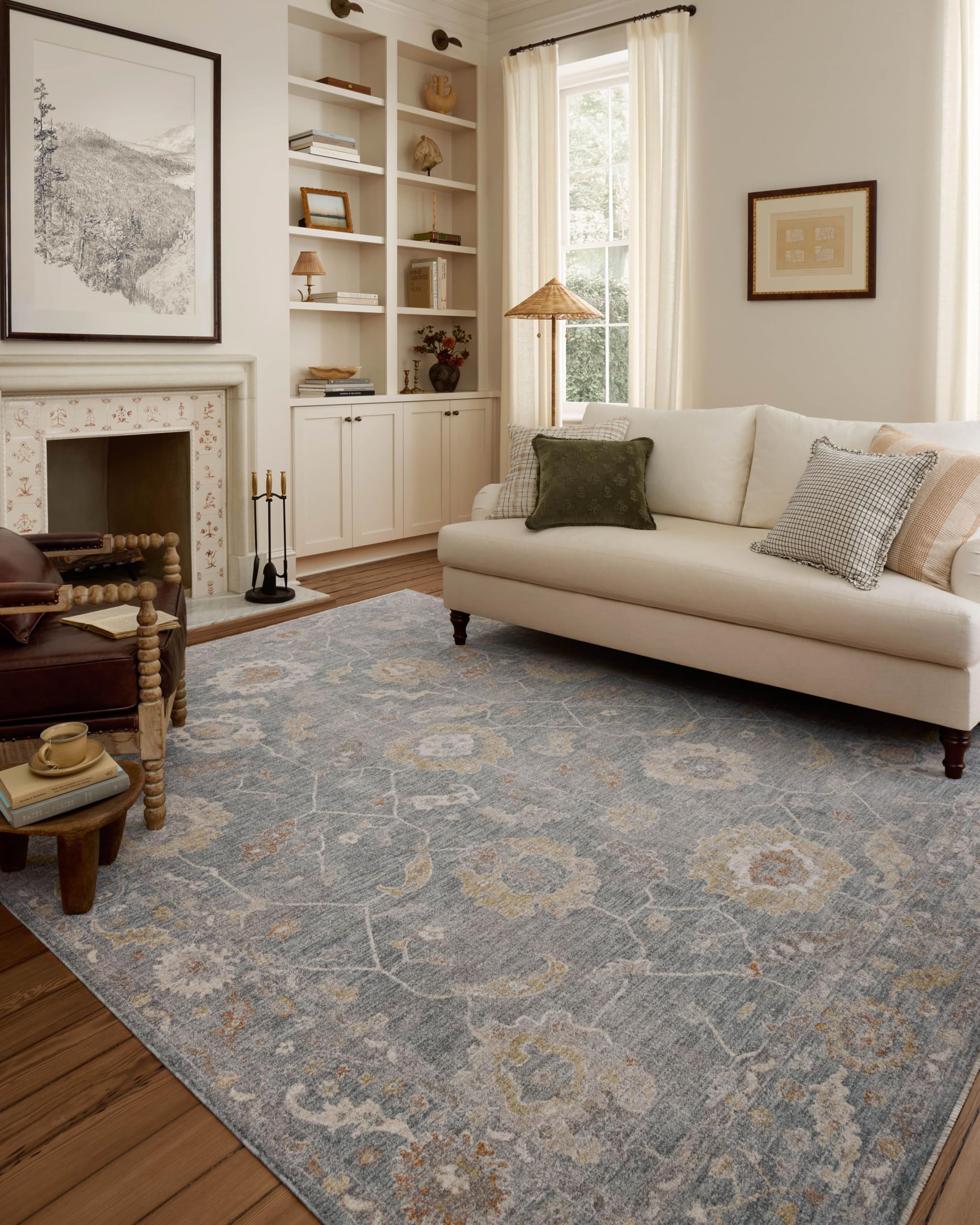 Photo 1 of *PICTURE ONLY USEED AS REFERENCE/ PATTERN AND COLORS MAY SLIGHTLY VARY* Loloi Chris Loves Julia Louisa Collection LOI-02 Ocean/Sunset 9'-6" x 13'-1", .38" Pile Height, Area Rug