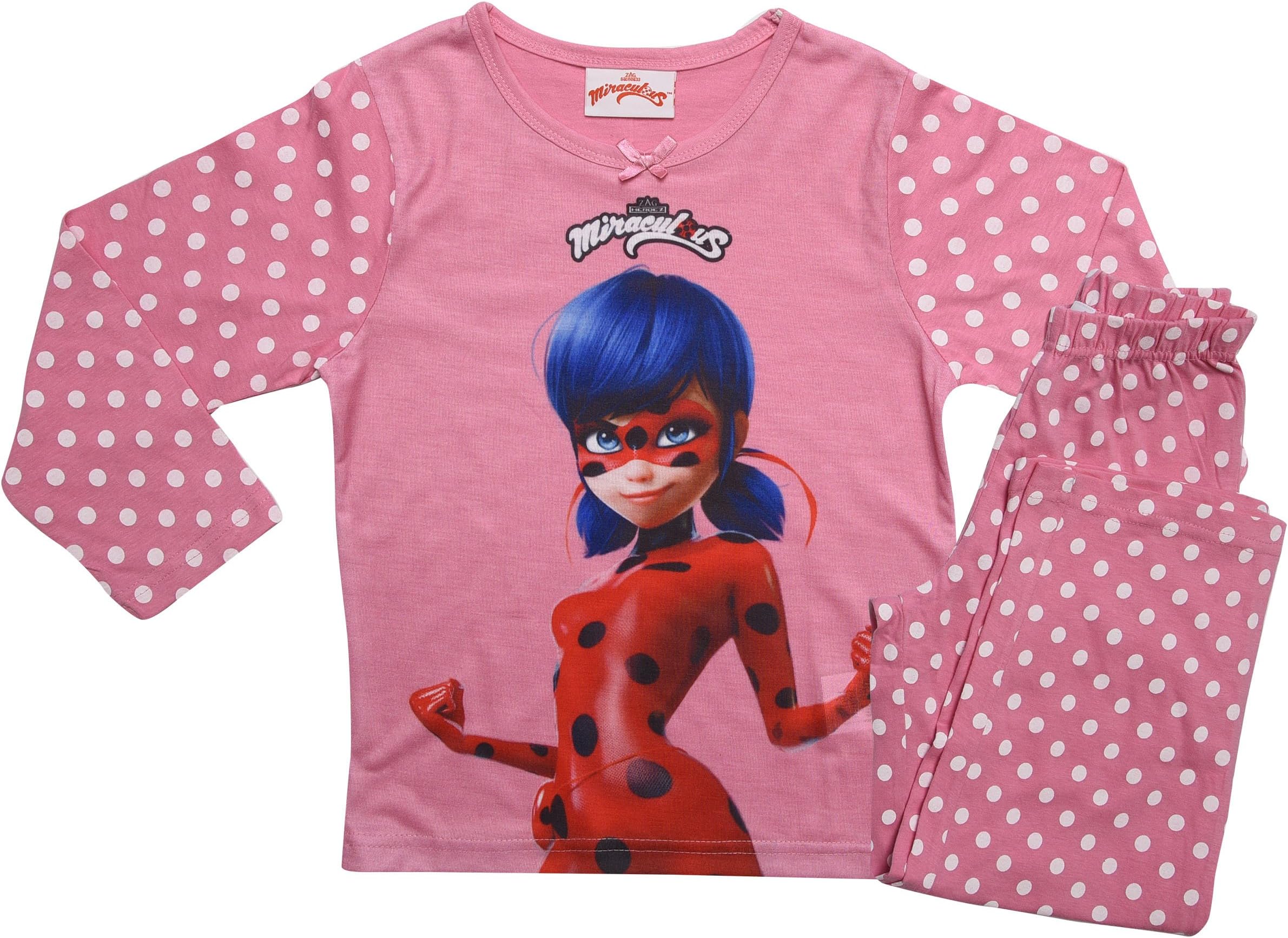 Miraculous Ladybug Official Boys Girls Pyjamas Set - Ages 3-8 Years