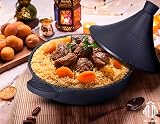 INTIGNIS Tagine Cooking Pot 28cm 4.1L Nonstick Coating Universal Hob view 5