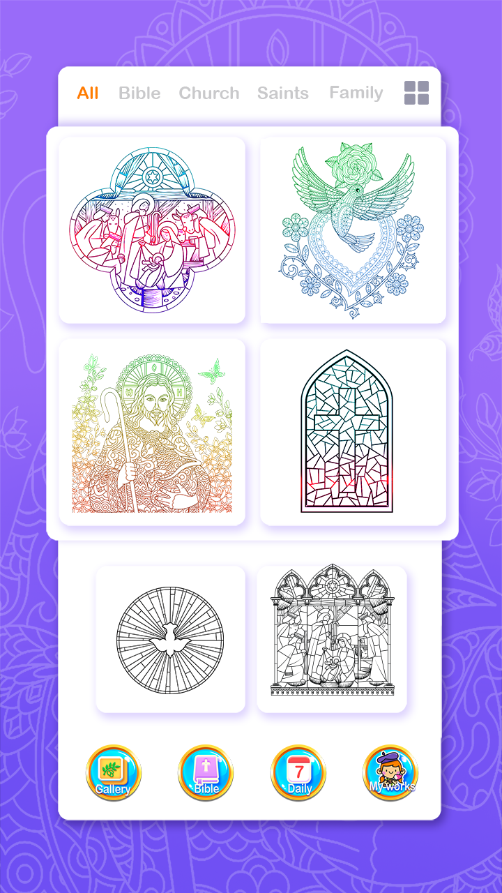 Bible Coloring Book - Painting & Coloring Pages
