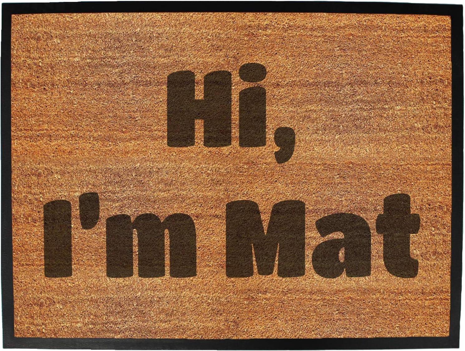 123t hi im mat Funny Doormat Floor Matt Amazon.co.uk Kitchen & Home