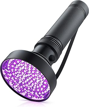 luz ultravioleta luz negra 100 led