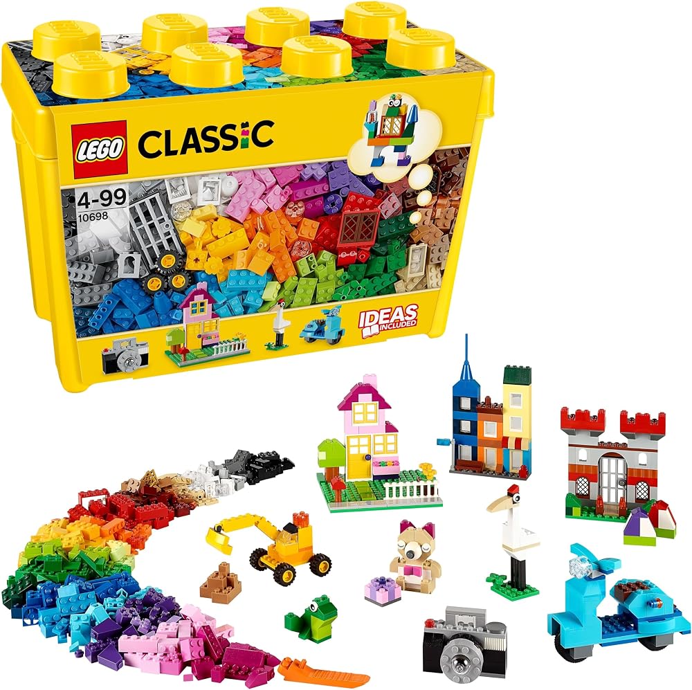 LEGO Classic Large Creative Brick Storage Box Set 10698 4 Plus