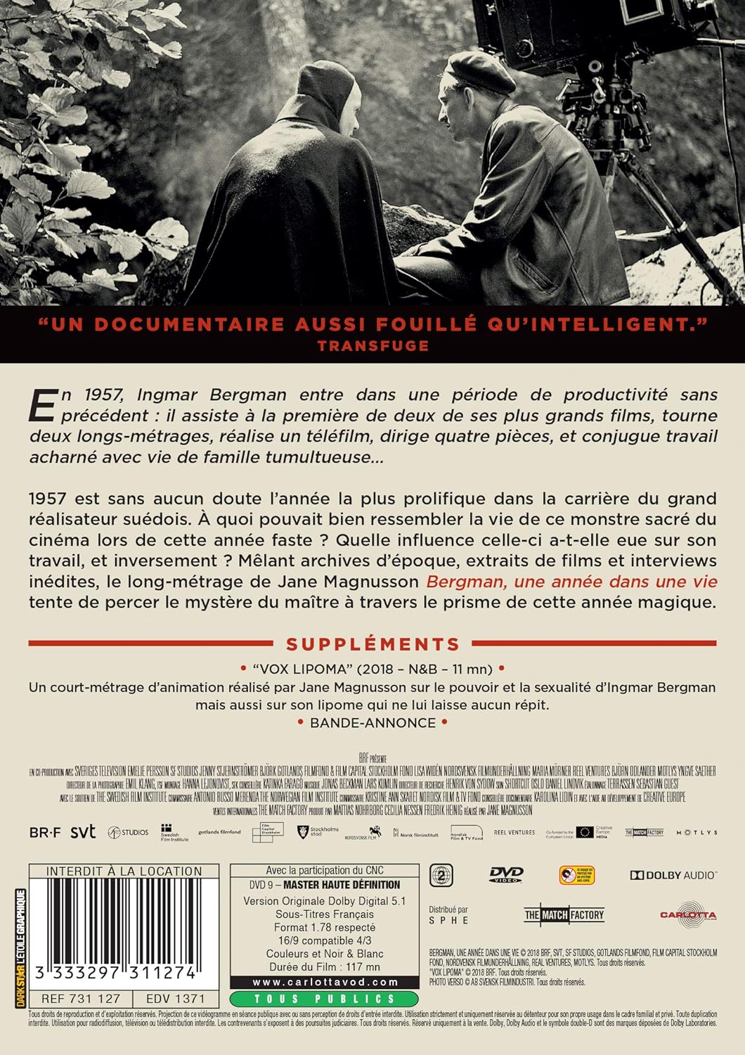Bergman Une Annee Dans Une Vie Amazon Fr Ingmar Bergman Lena Endre Thorsten Flinck Elliott Gould Barbra Streisand Liv Ullmann Lars Von Trier Jane Magnusson Ingmar Bergman Lena Endre Dvd Blu Ray