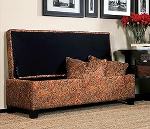 Daily things Ottoman Storage Bench Window Seating Vintage Furniture Eco Friendly