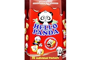 Meiji Hello Panda Family Pack Cookies, Chocolate, 9.1 oz (10 Individual Packets)