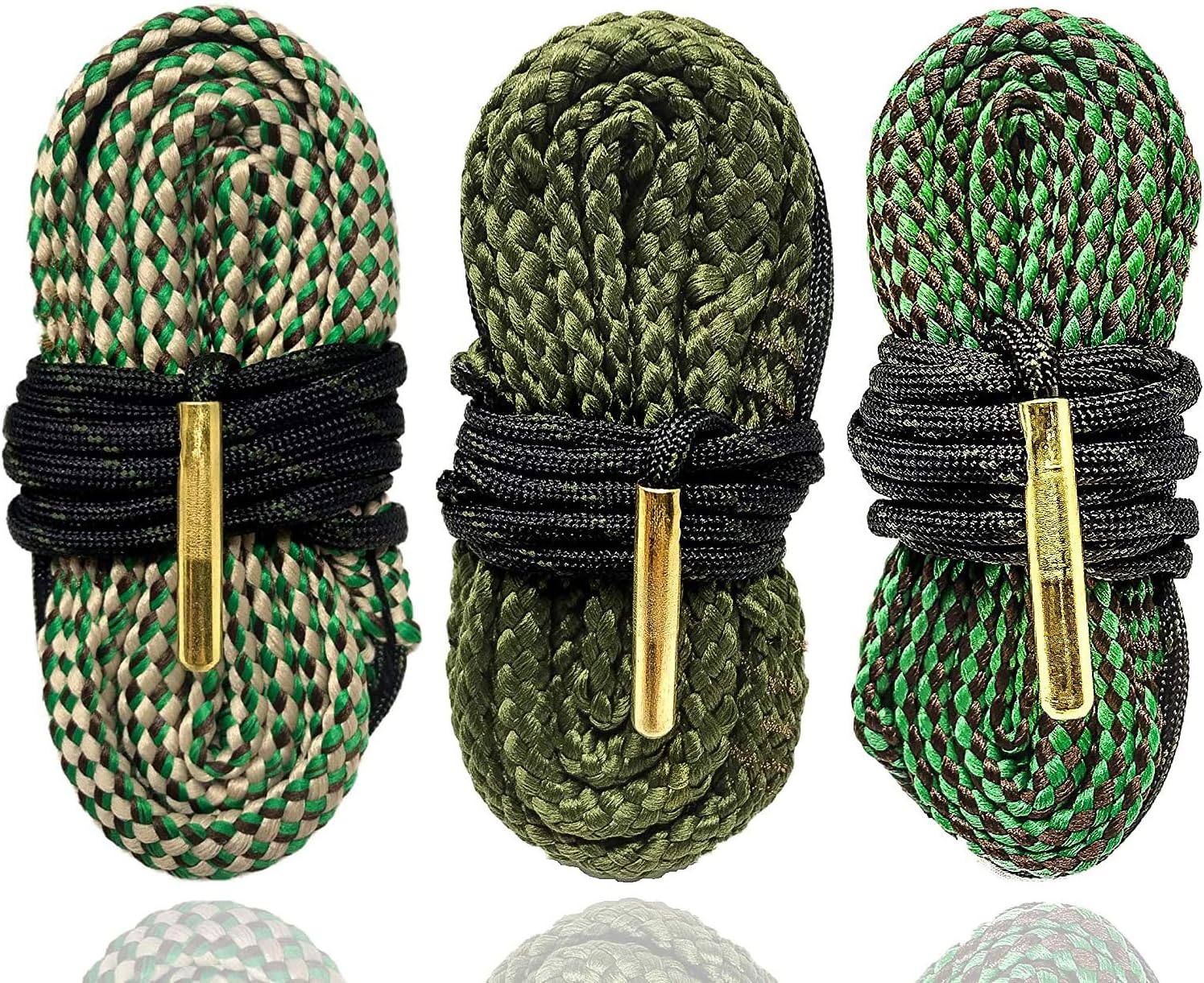 Amazon Com Cobra Bore Snake 3 Pack 223 5 56 9mm 357 38 380 30 30 30 06 308 30 Caliber Rifles And Pistols Ships From The Us Sports Outdoors