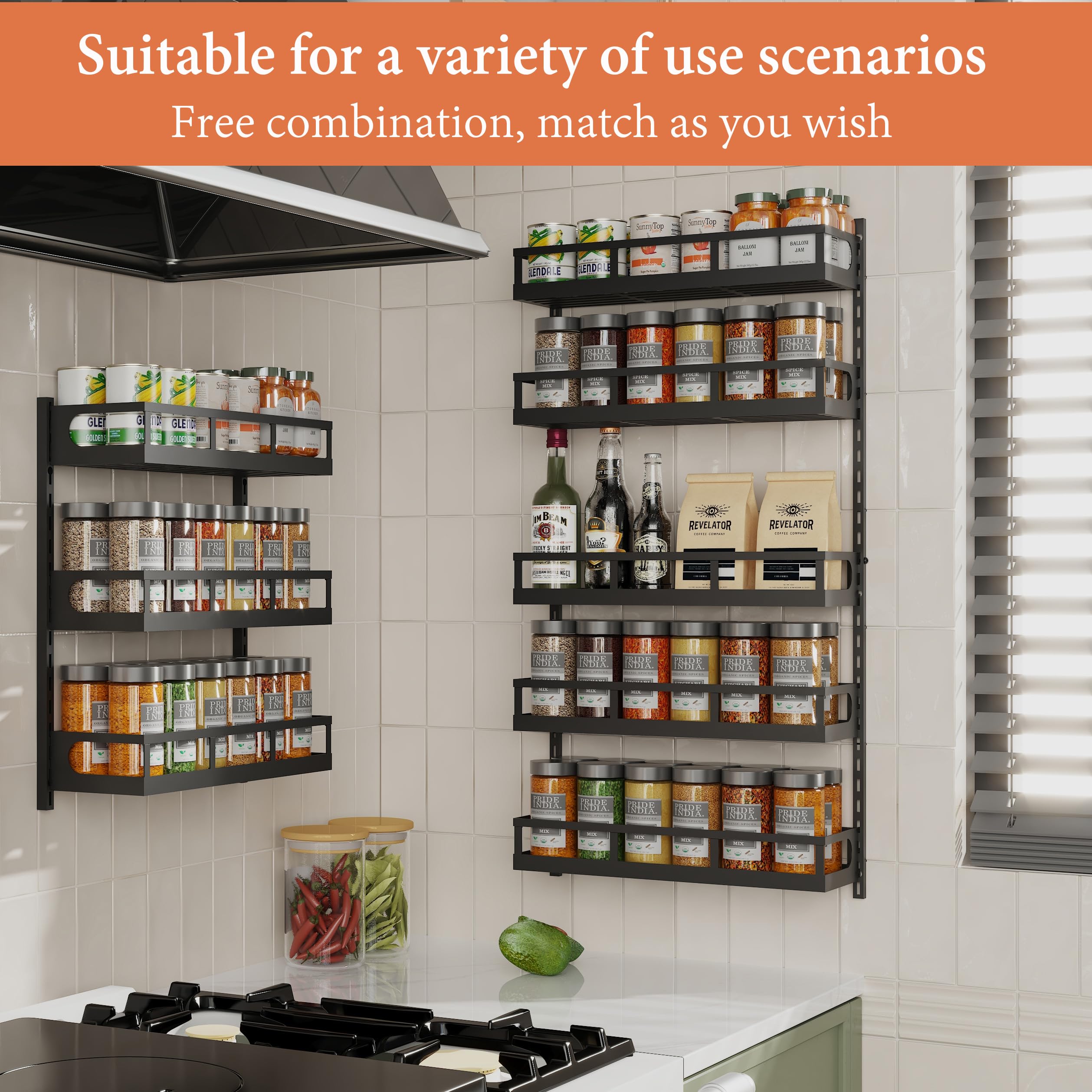 Wall Mount Spice Rack