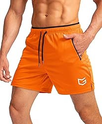 G Gradual Men's Running Shorts with Zipper Pockets