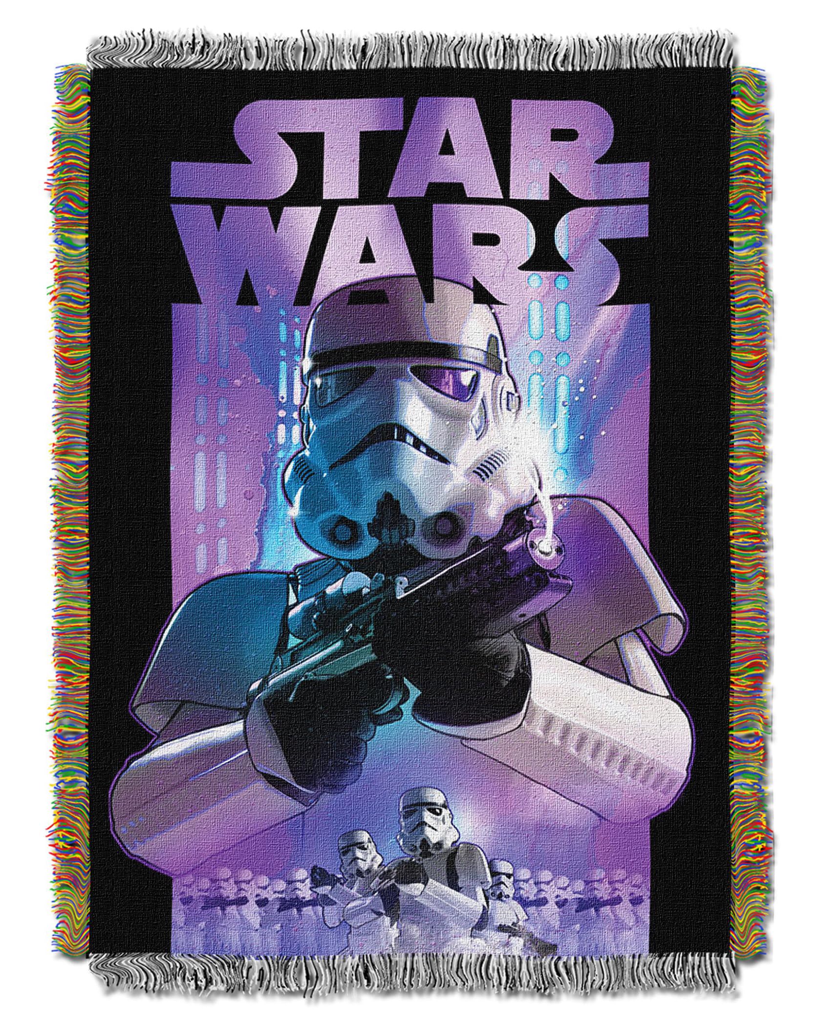Northwest Star Wars Woven Tapestry Throw Blanket, Polyester, Storm Ahead, 48" x 60" — image 1