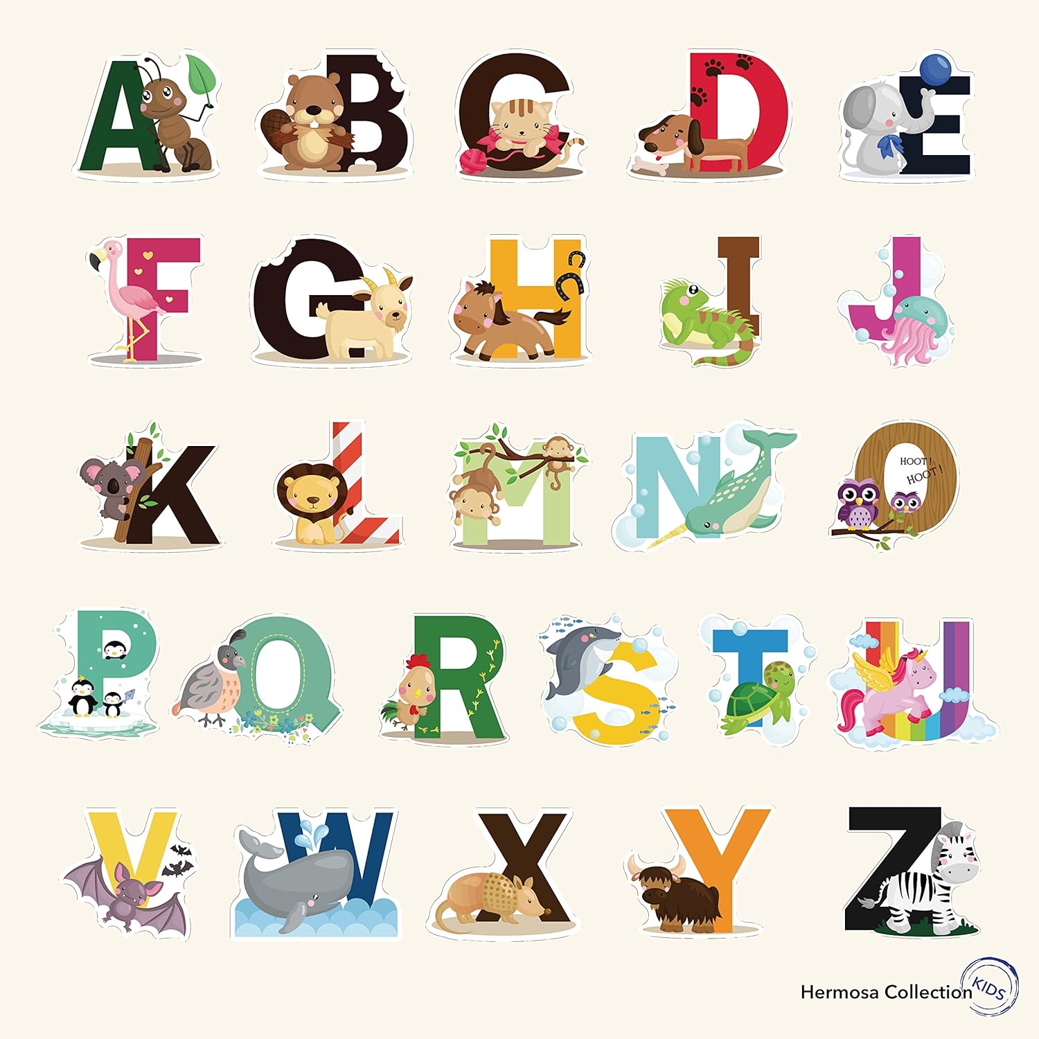 alphabet wall decor nursery