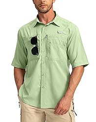 Men's Fishing Shirts with Zipper Pockets UPF