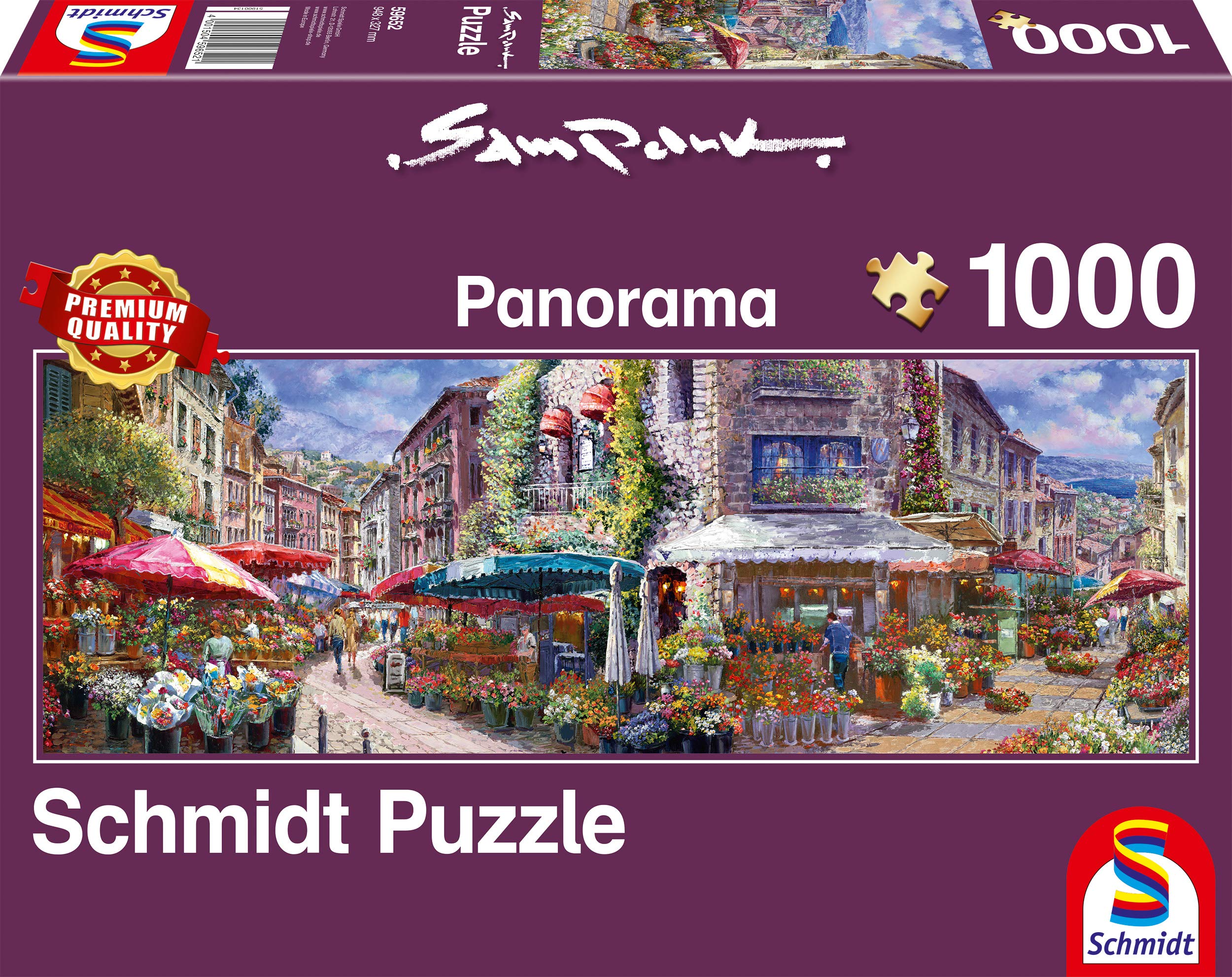 Schmidt Spiele Puzzle 59652 Sam Park Spring Atmosphere 1000 Piece Jigsaw Puzzle Multi-Coloured