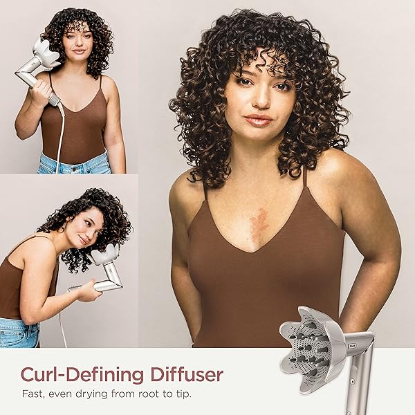 SHARK HD435 FLEXSTYLE AIR STYLING & DRYING SYSTEM, POWERFUL HAIR BLOW DRYER & MULTI-STYLER WITH AUTO-WRAP CURLERS, CURL-DEFINING DIFFUSER, OVAL BRUSH, & CONCENTRATOR ATTACHMENT, STONE