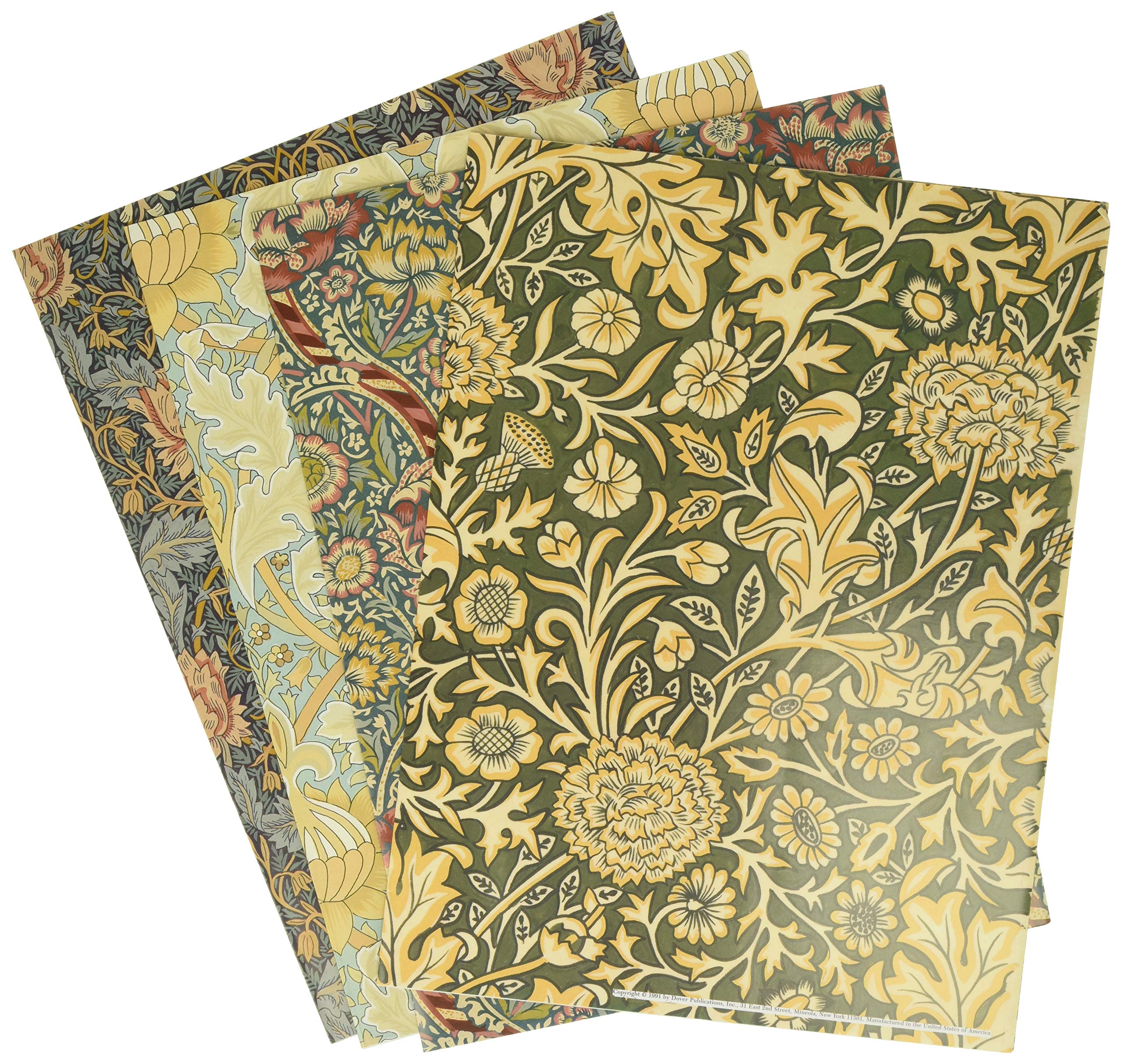 Amazon William Morris Giftwrap Paper Dover Giftwrap Morris William Norman Elaine Papercrafts