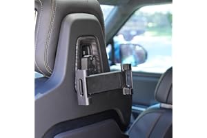 EveryAmp Ball Mount Seat Back Anchor for Rivian R1T & R1S | Fits Behind The Driver or Front Passenger Seat, Made in USA with 17mm Ball Mount and Tablet Clamp