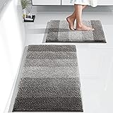 Yimobra Luxury Bathroom Rugs Sets 2 Piece, Fluffy
