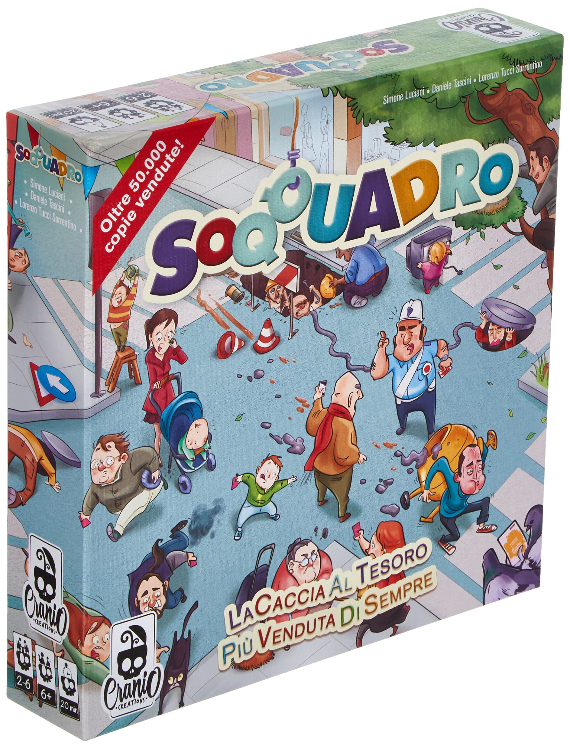 Cranio Creations Soqquadro Board Game
