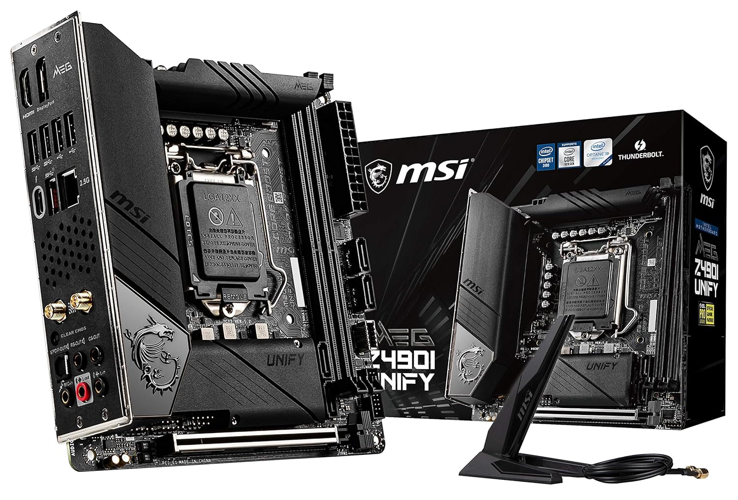 Amazon.in Buy MSI MEG Z490I Unify MiniITX Motherboard (10th Gen Intel