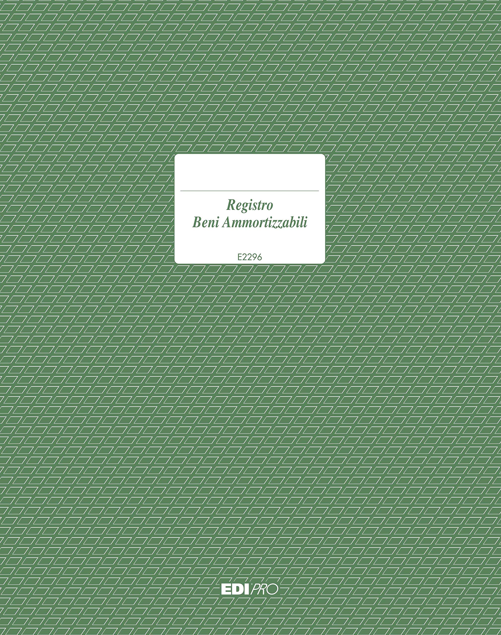 EDIPRO - E2296 - Depreciable asset register 45 numbered pages 31 x 24.5 pages