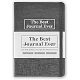 Daily Positivity Journal For Happiness, Wellness, Mindfulness & Self Care - Inspirational Journals To Write In, Writing Prompt Journal & Guided Journal Gifts For Men & Women - Hardcover Diary Notebook