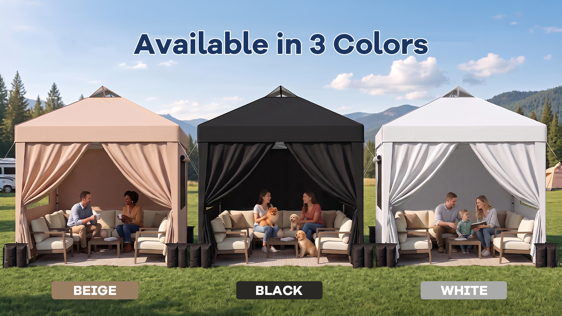 Yarvanta 10x10 Pop Up Canopy Review: Portable Gazebo Tent with Sidewalls & Mesh Windows image 30