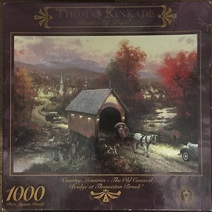 Amazon Com Thomas Kinkade Painter Of Light 1000pc Puzzle The Old