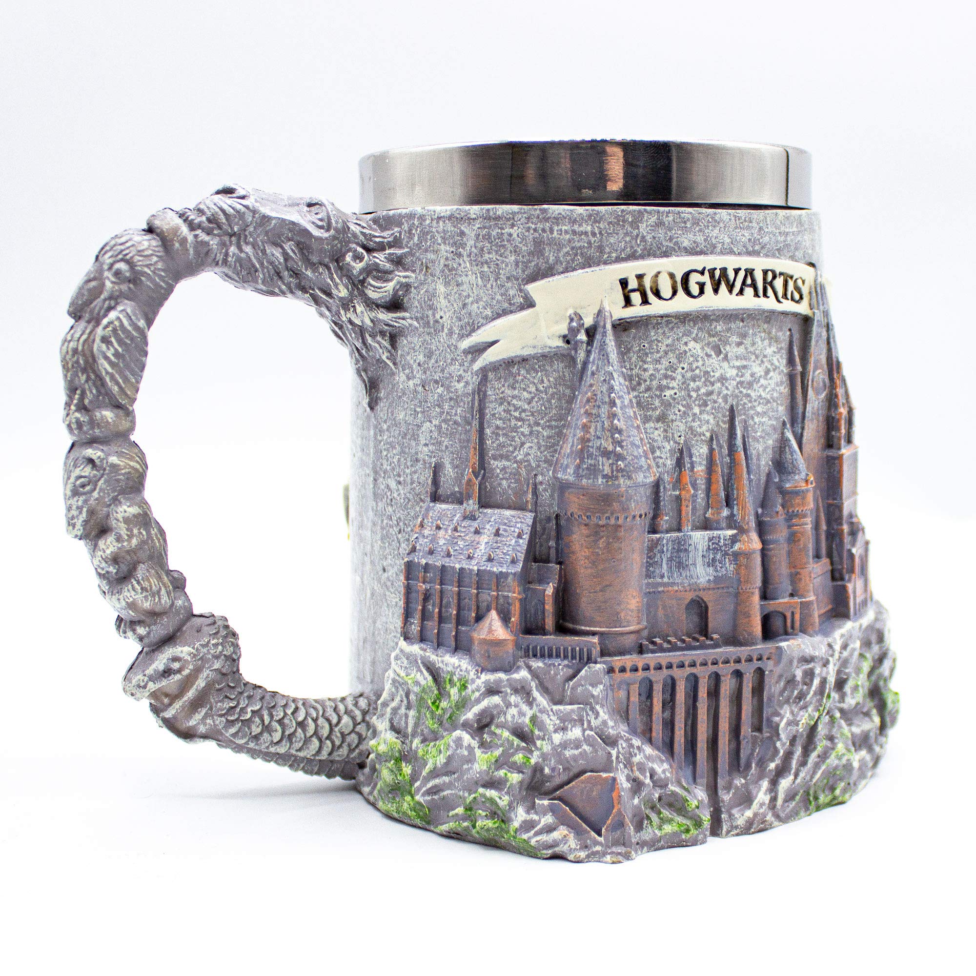 Pyramid International Harry Potter Mug Tankard (Hogwarts Crest Design) 3D Sculpture Coffee Mug, Harry Potter Gifts for Women and Men, Mugs for Women and Men - Official Merchandise