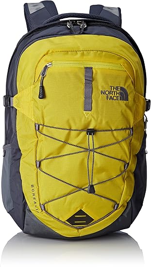 north face borealis backpack yellow
