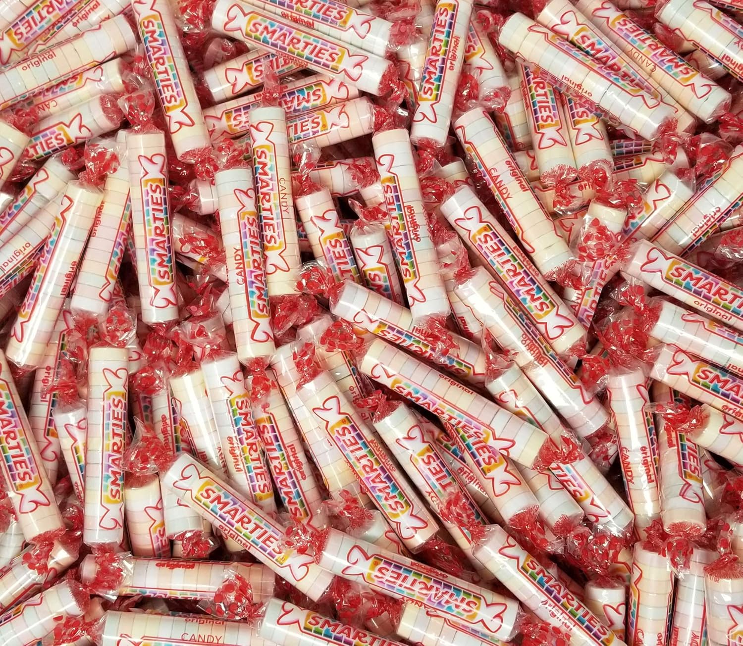 CrazyOutlet Smarties Candy Rolls, Bulk Hard Candy Smarties