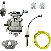 10mm Carburetor for Eskimo Stingray S33Q8 Ice Auger 33cc Viper Engine with Fuel Line Kit