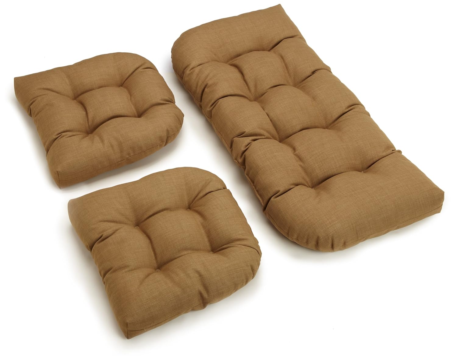 Best blazing needles solid twill swivel rocker chair cushion
