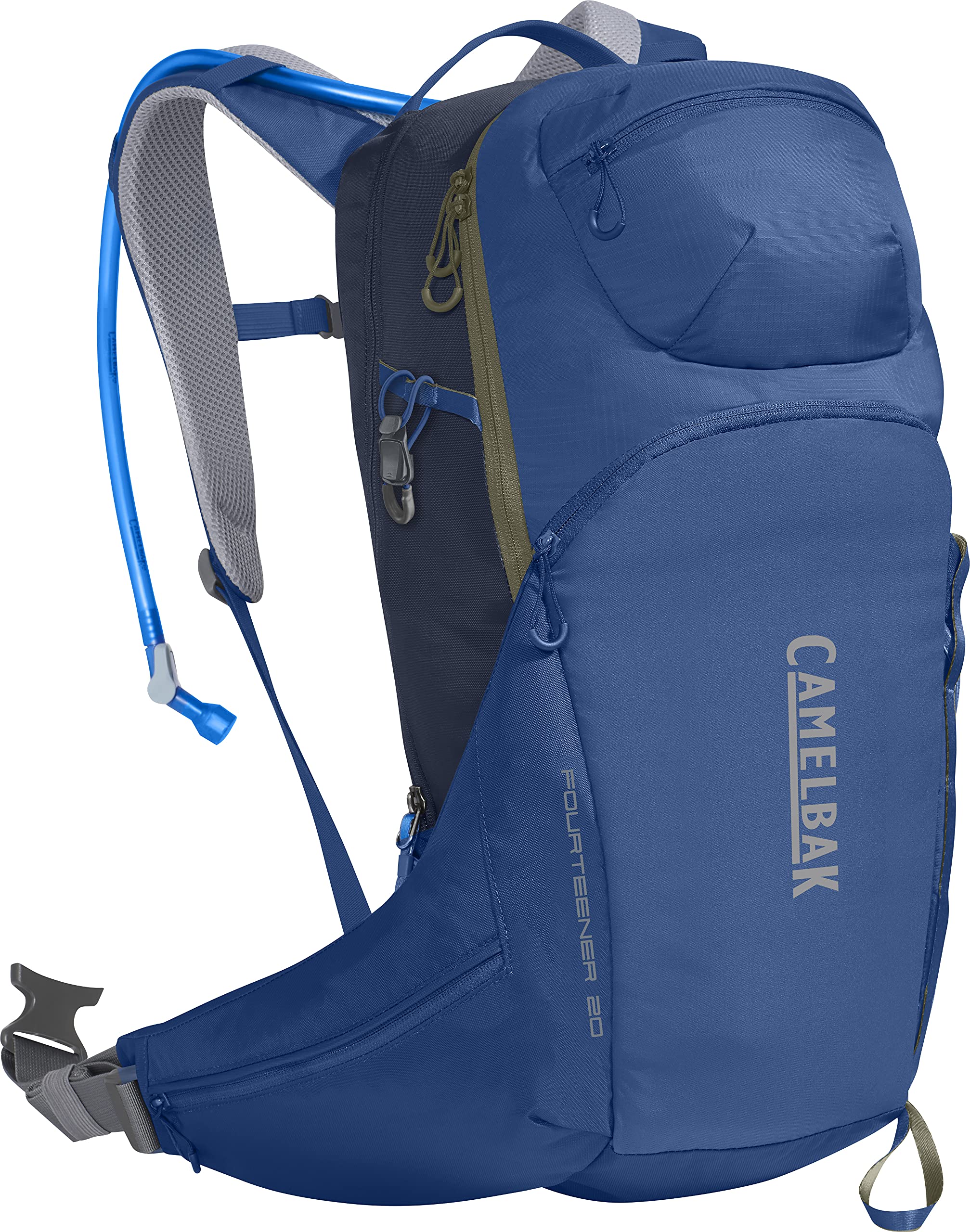 Camelbak Fourteener 20 100 oz Galaxy Blue/Navy Blazer Backpack - 001 Black/Grey, N