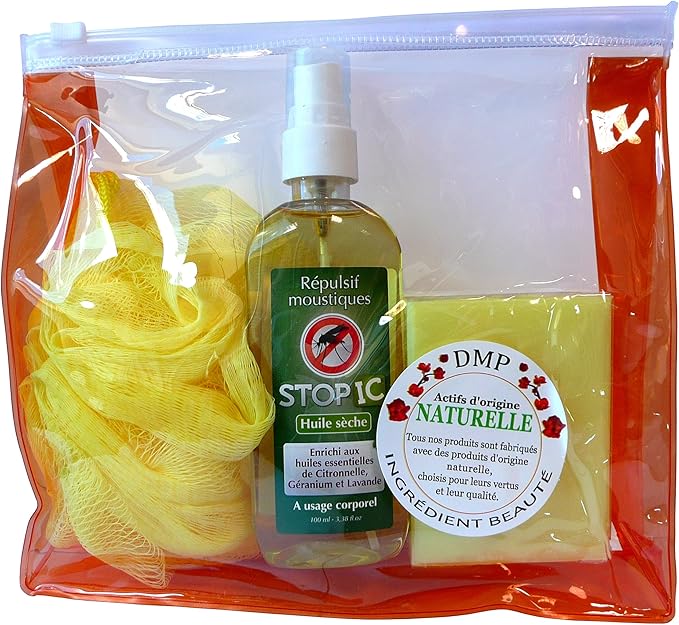 DMP Mosquito Repellent Set 1 Dry Oil Mosquito Repellent 100ml with 1 Citronella Soap 100g and 1