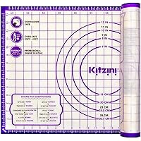 Pastry Mat Silicone Non Slip – Large Thick Non Stick Silicone Baking Fondant Mat - Rolling Dough, Pie Crust, Pizza and…