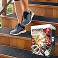 THUNDER GRIP Outdoor Stair Treads Non Slip 30" x 8" - 8-Pack Weather Resistant Exterior Grip Tape for Wooden Steps - Non Slip Stair Treads - Anti Skid Strips - Waterproof 80-Grit Adhesive Treads