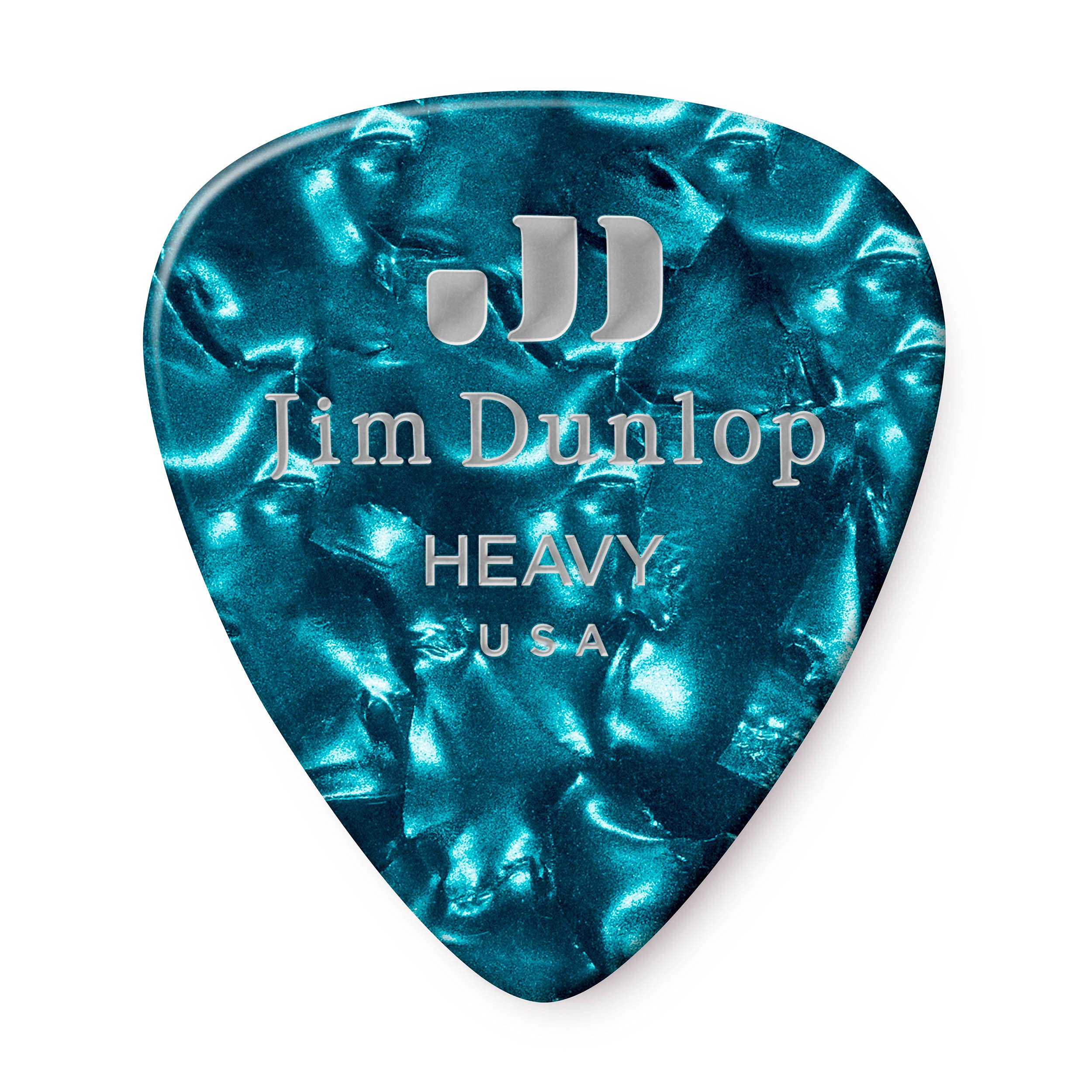 Jim Dunlop 483P11HV Guitar Pick Player Pack - Turquoise Pearl (Pack of 12)