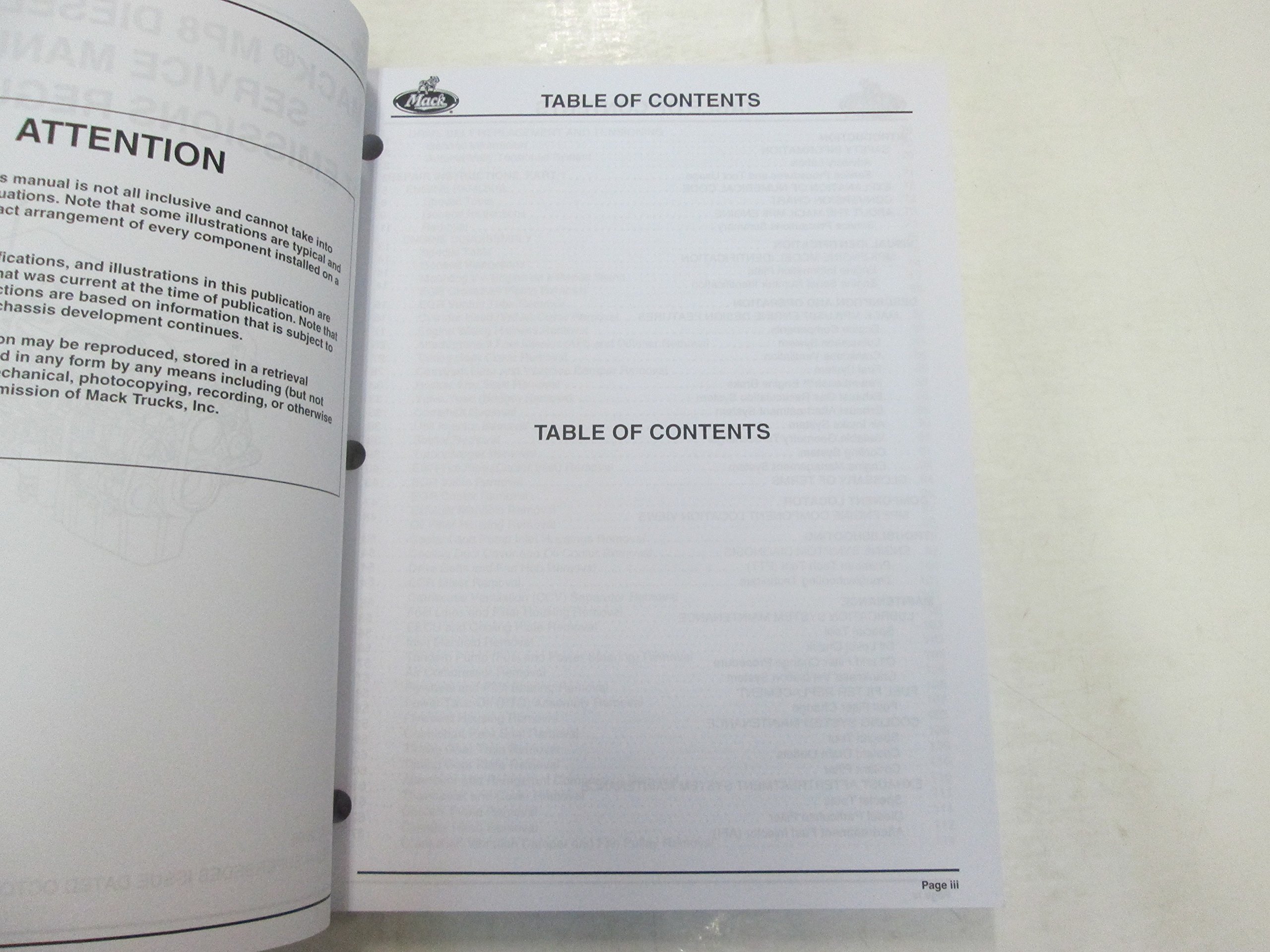 2007 Mack Trucks MP8 Diesel Engine Service Repair Manual FACTORY OEM BOOK 07:  Mack Trucks: Amazon.com: Books