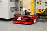 Hilka G301C3BBS Durable 3-Drawer Tool Chest Red with Key Lock view 8