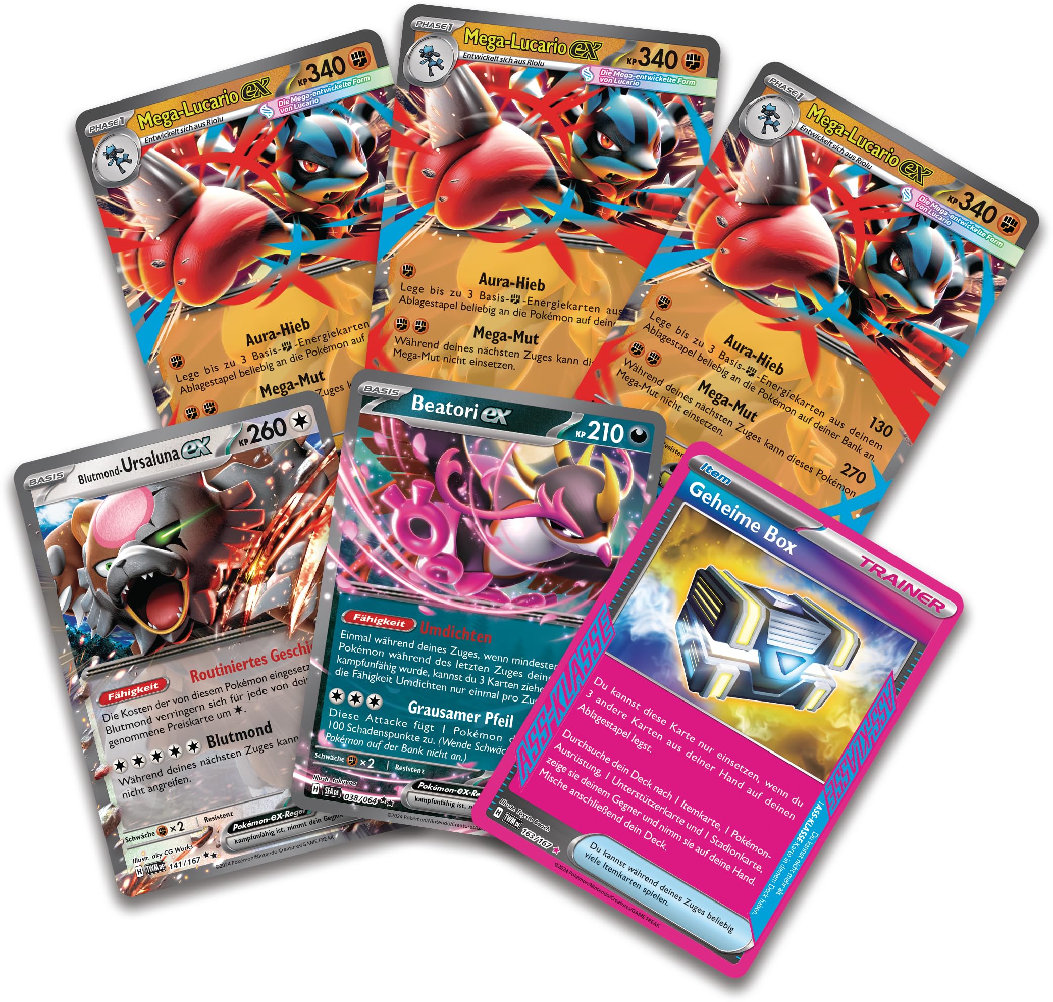 Pokémon-Sammelkartenspiel: Liga-Kampfdeck Mega-Lucario-ex (1 sofort spielbares 60-Karten-Deck mit Mega-Lucario-ex) 2