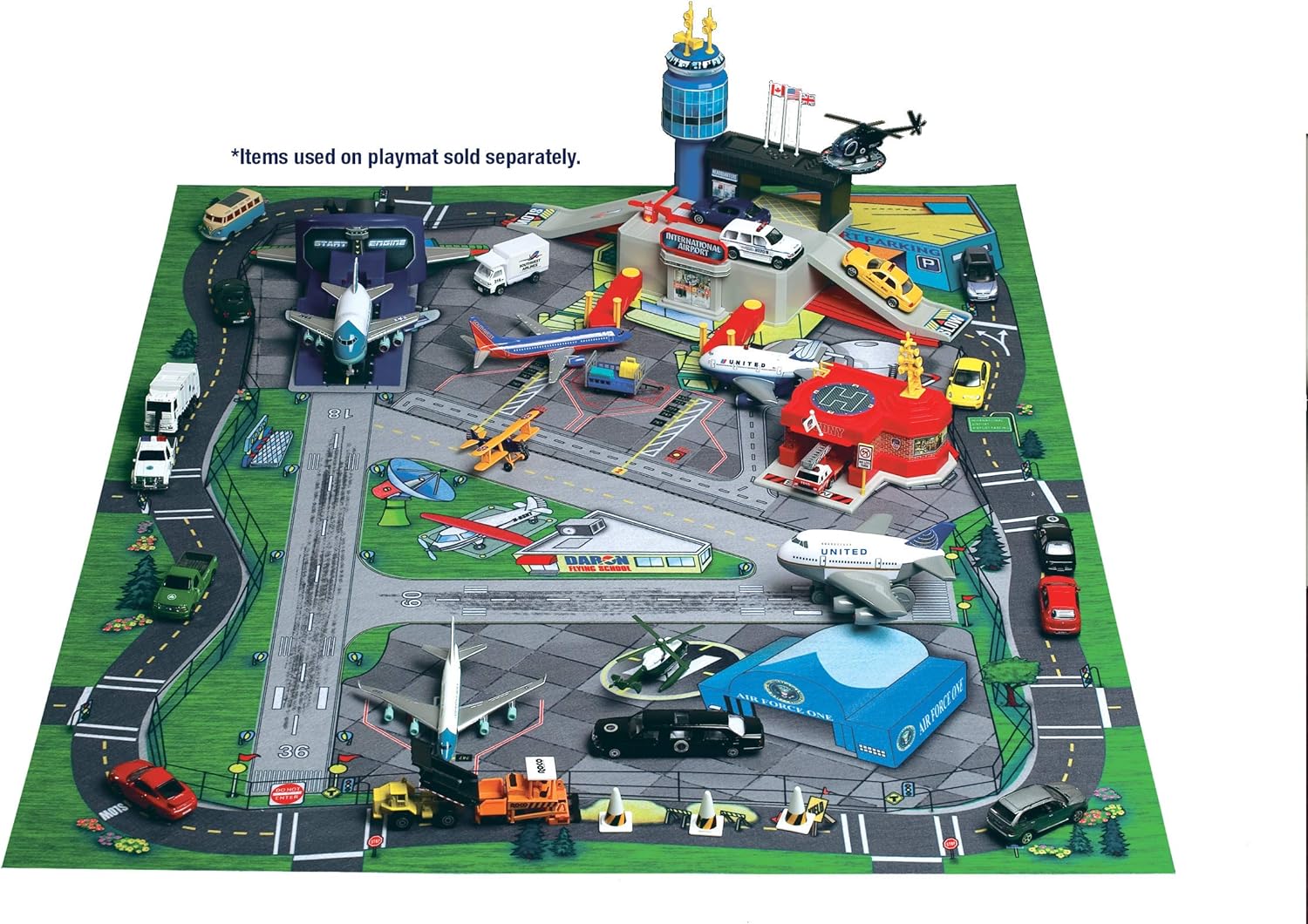 Large International Airport Play Mat Item #HR2039
