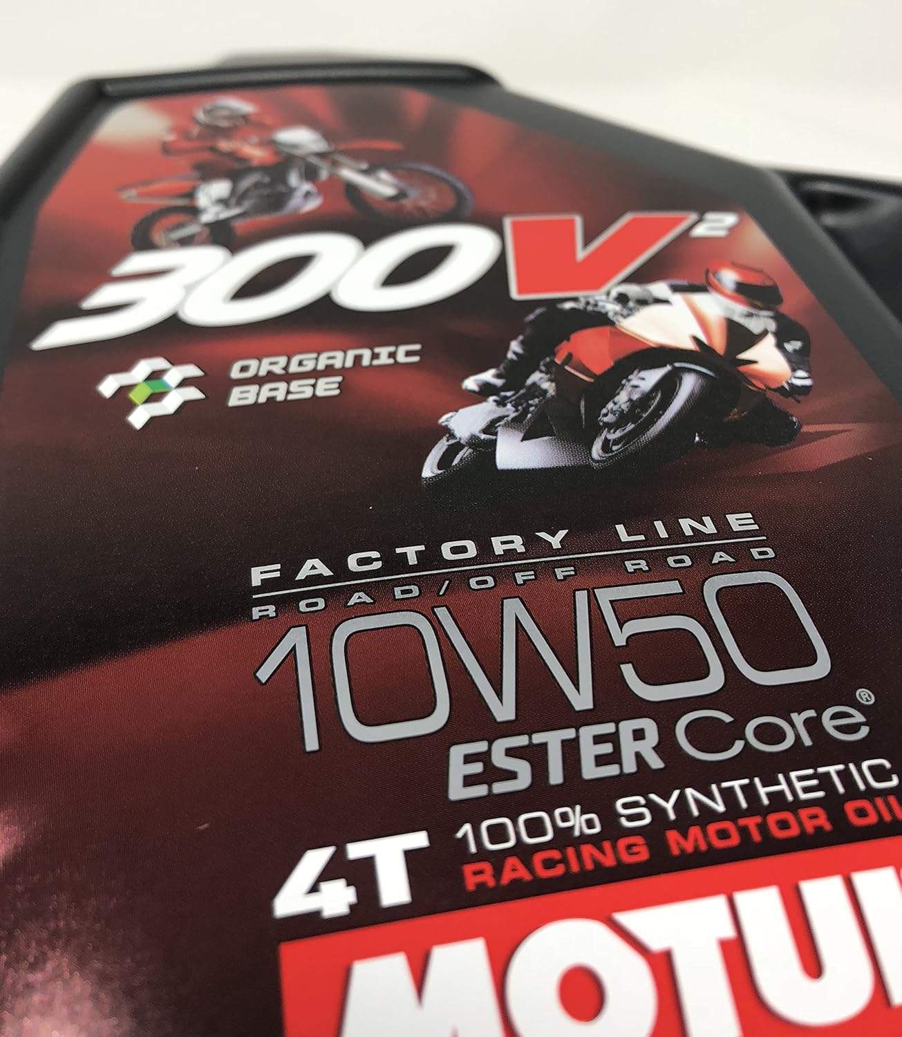Engine Oil Motorcycle Competition - Motul 300V2 4T Factory Line Road Racing 10W-50, 4 liters, Desconocido - Image 4
