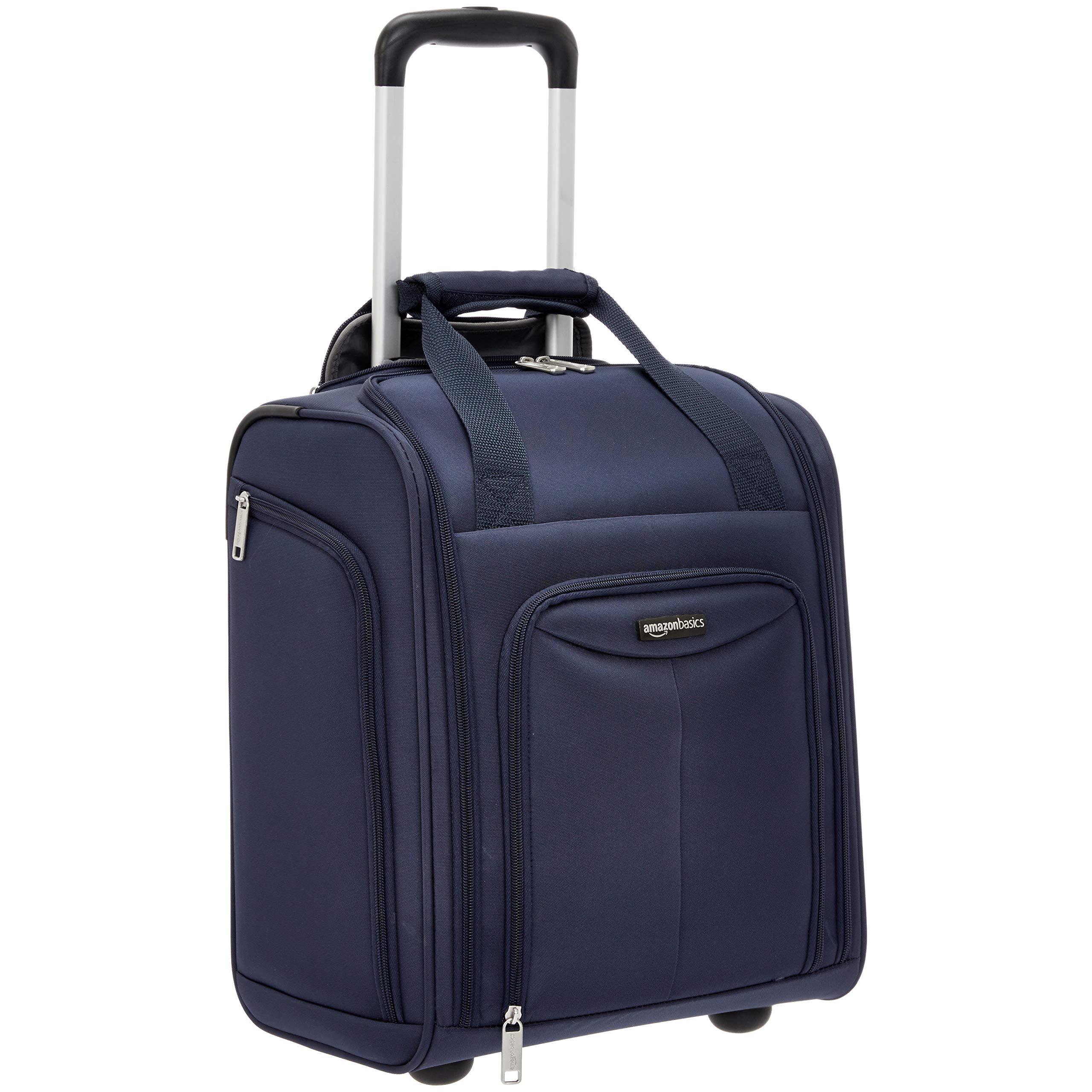 AmazonBasics Large Underseat Spinner Luggage Suitcase with Wheels