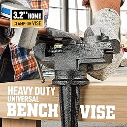 Table Vise or Bench Vise Universal, 360° Swivel