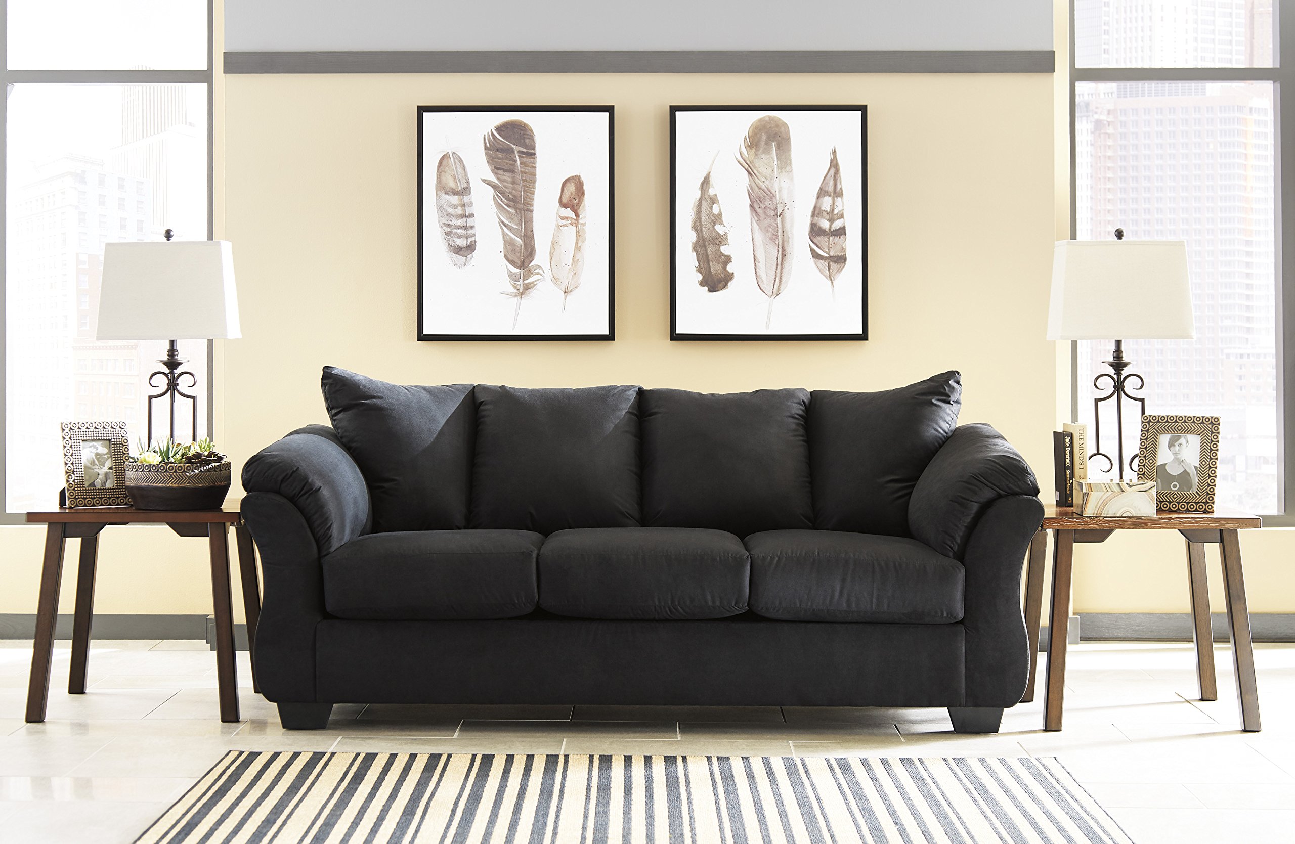 Signature Design by Ashley Darcy Sofa, Black