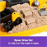 Kinetic Sand Construction Site Folding Sandbox Playset with Crane Truck 907g view 7